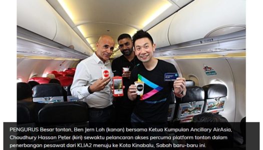 Tonton Jalin Kerjasama bersama ROKKI untuk ‘In-Flight entertainment Access’ Drama dan Filem Tempatan