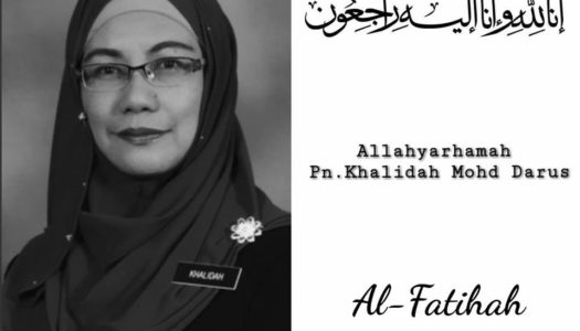 SALAM TAKZIAH DI ATAS PEMERGIAN ALLAHYARHAMAH PUAN KHALIDAH MOHD DARUS