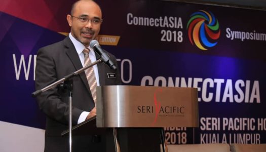 TIMBALAN MENTERI KOMUNIKASI DAN MULTIMEDIA MALAYSIA RASMI CONNECTASIA 2018