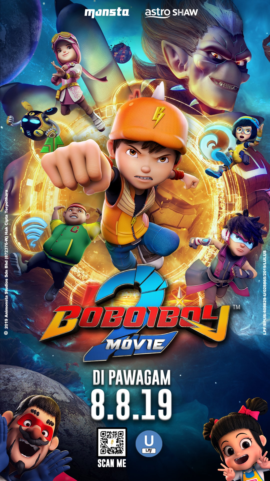 Boboiboy Movie 2 8 August 2019 Finas