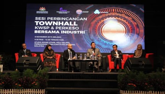 SESI PERBINCANGAN TOWNHALL KWSP DAN PERKESO BERSAMA PENGGIAT INDUSTRI