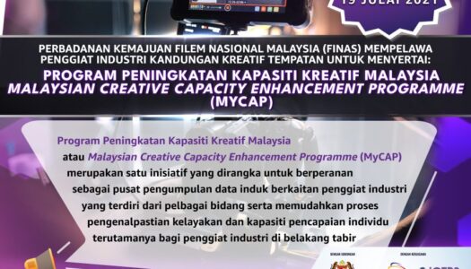 DAFTAR SEKARANG UNTUK MENYERTAI PROGRAM PENINGKATAN KAPASITI KREATIF MALAYSIA (MYCAP) BAGI KEAHLIAN INDIVIDU