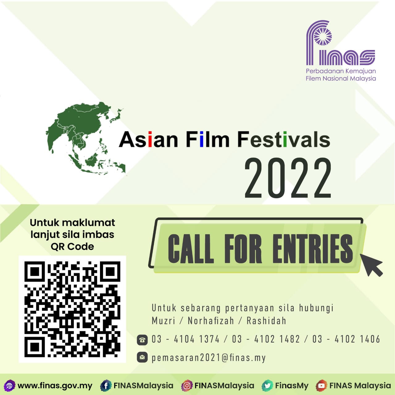 Poster Asian Film Festival 2022